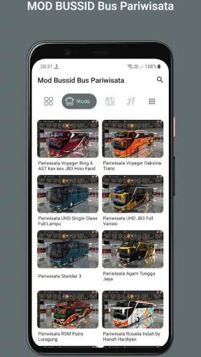 MOD Bussid Bus Pariwisata