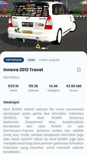 Mod Bussid Innova Travel