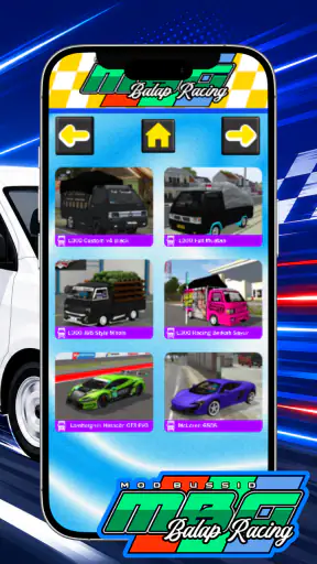 Mod Bussid MBG Balap Racing