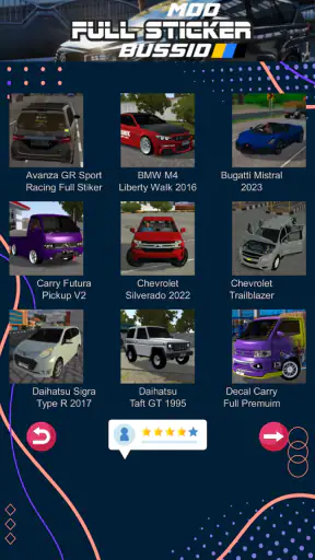 Mod Bussid Mobil Full Sticker