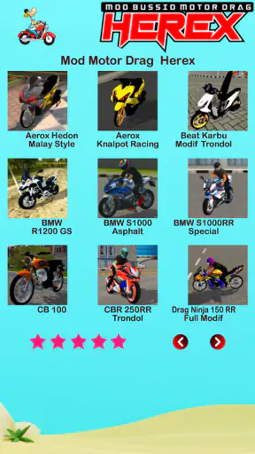 Mod Bussid Motor Drag Herex