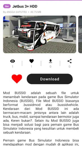Mod Bussid Ratu Maher