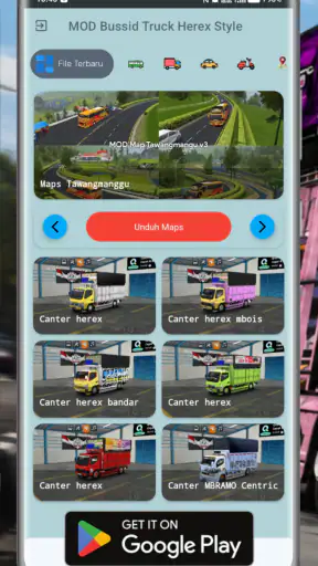 MOD Bussid Truck Herex Style