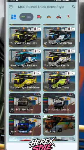 MOD Bussid Truck Herex Style