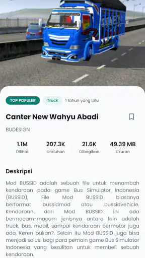 MOD BUSSID Truk Wahyu Abadi 02
