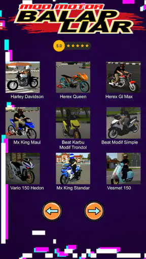 Mod Motor Balap Liar