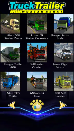 Mod Truck Trailer Muatan Berat