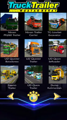 Mod Truck Trailer Muatan Berat