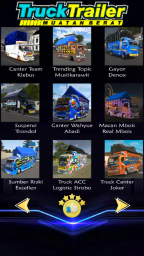 Mod Truck Trailer Muatan Berat