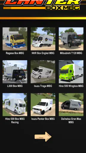 Mod Truk Oleng Canter Box MBG
