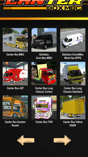 Mod Truk Oleng Canter Box MBG