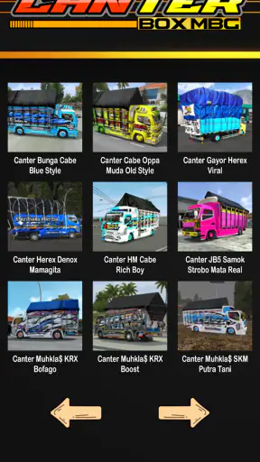 Mod Truk Oleng Canter Box MBG