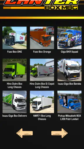 Mod Truk Oleng Canter Box MBG