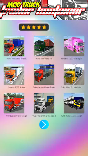Mod Truk Trailer Kontainer