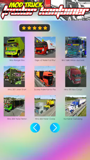 Mod Truk Trailer Kontainer
