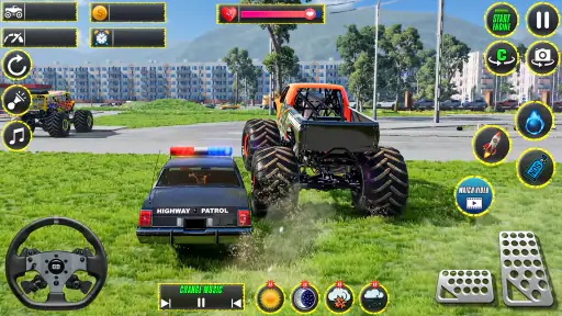 Monster Truck Stunts Racing 3D