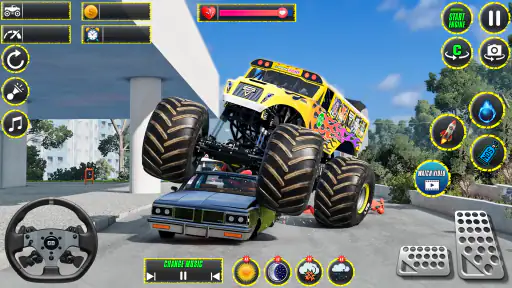 Monster Truck Stunts Racing 3D