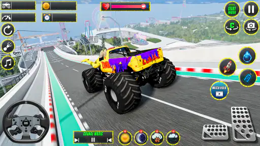 Monster Truck Stunts Racing 3D