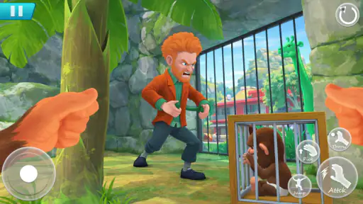 Monyet Zoo: Game Jahil 3D