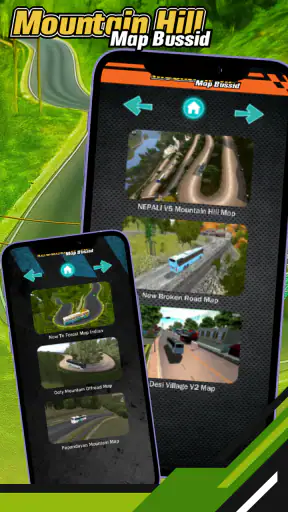 Mountain Hill Map Bussid
