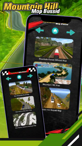 Mountain Hill Map Bussid