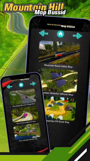 Mountain Hill Map Bussid