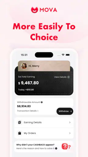 MOVA: More Cashback