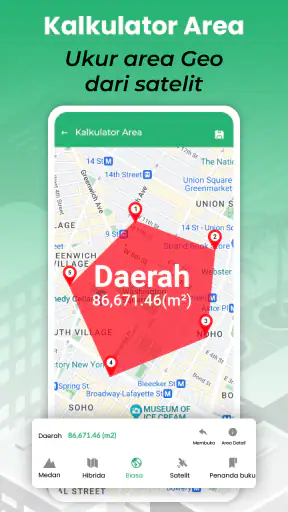 Mudah Rute Peta Navigasi Jalur