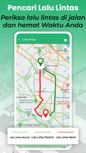 Mudah Rute Peta Navigasi Jalur