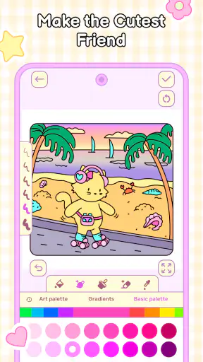 My Cute Friends: Coloring Book