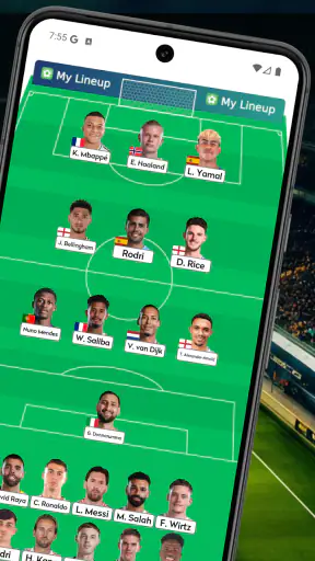 My Lineup: Pembuat Barisan