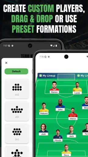 My Lineup: Pembuat Barisan