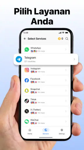 Nomor Virtual & SMS - GetOTP