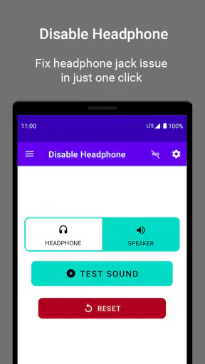 Nonaktifkan headset, suara fix