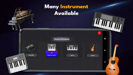 nyata piano papan ketik