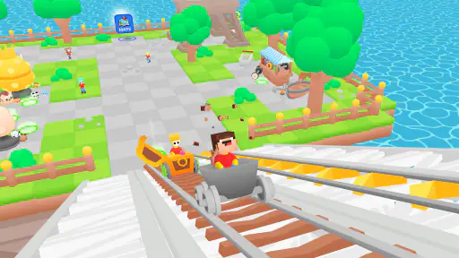Obby Parkour: Going Cart Race