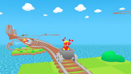 Obby Parkour: Going Cart Race