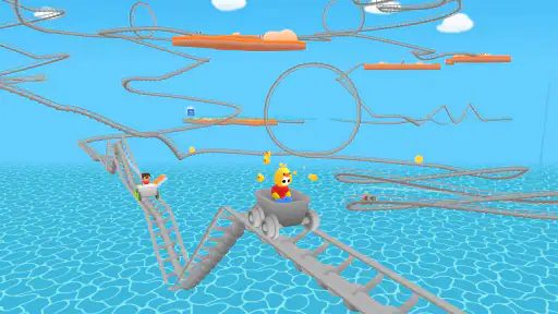 Obby Parkour: Going Cart Race