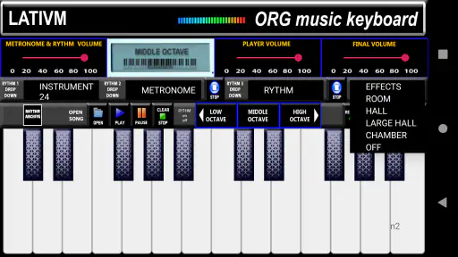 ORG Music Keyboard Simulator