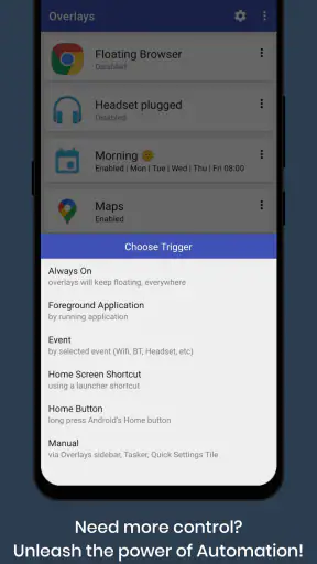 Overlays - Floating Launcher