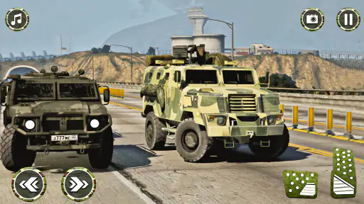 PAK Tentara Truk 4x4 Pengemudi