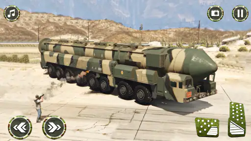 PAK Tentara Truk 4x4 Pengemudi
