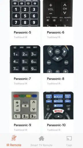 Panasonic Smart TV Remote