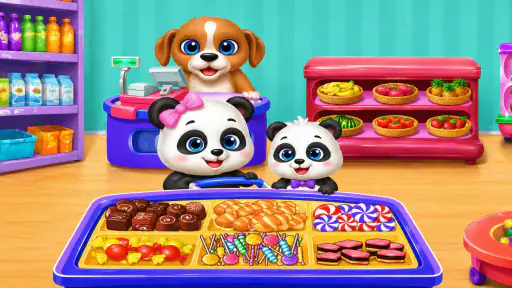 Panda's Supermarket Adventure
