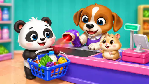 Panda's Supermarket Adventure