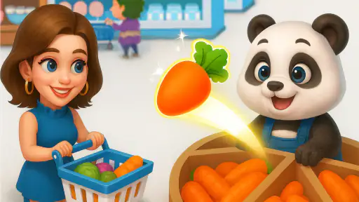 Panda's Supermarket Adventure