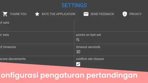 Papan Skor Bola Voli