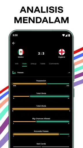 papan skor sepak bola langsung