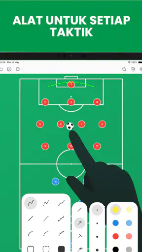 Papan Taktik - Sepak Bola