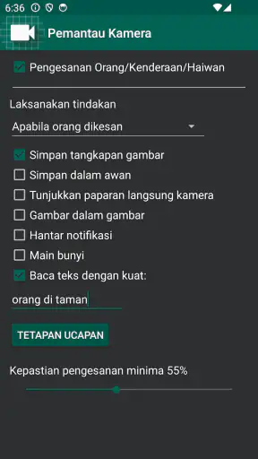 Paparan Kamera Keselamatan IP